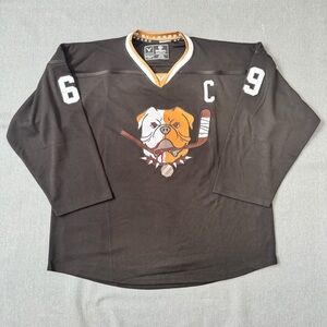 Official Shoresy Sudbury Blueberry Bulldogs Pro Alternate Jersey - Size XXL